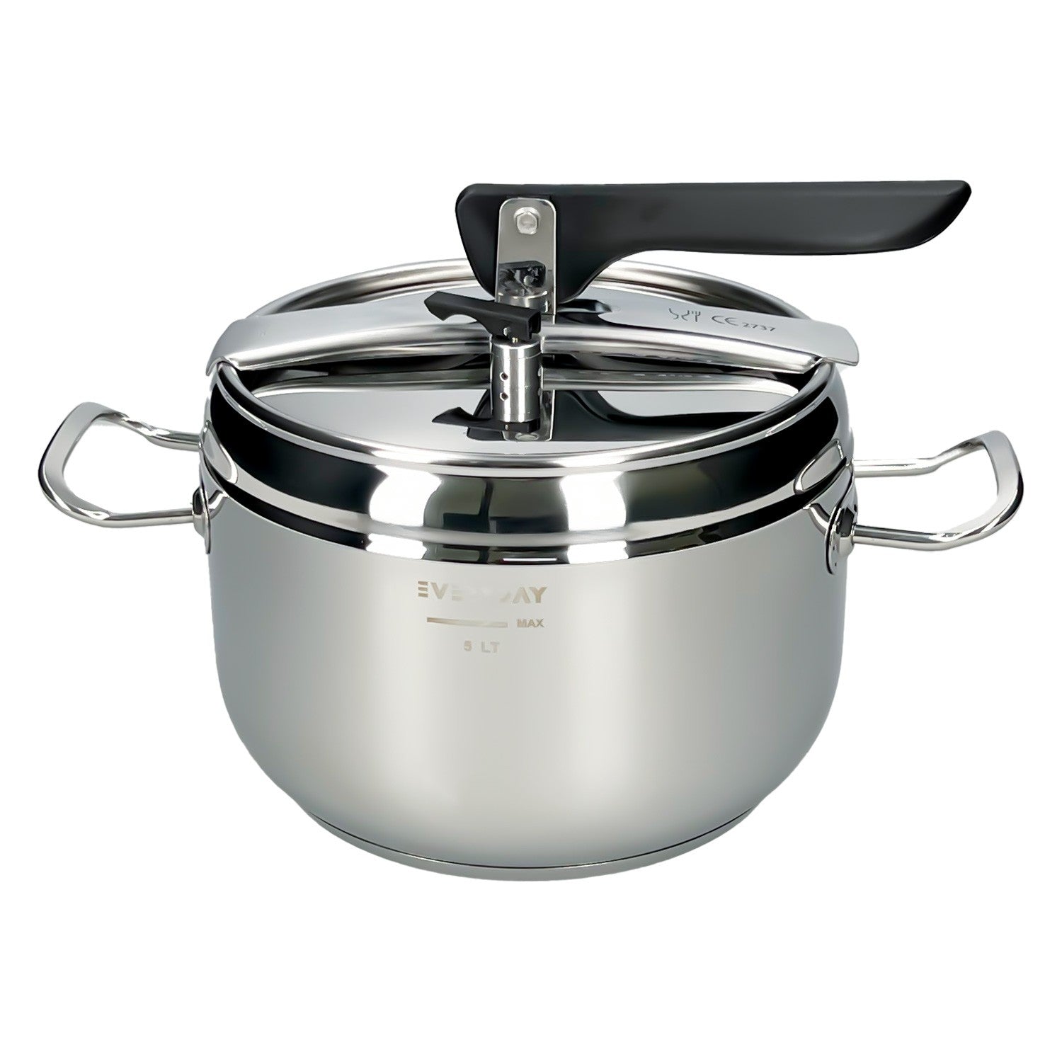 Pentola a pressione in acciaio inox 5 litri Everyday Pentola a pressione in acciaio inox 5 litri Everyday